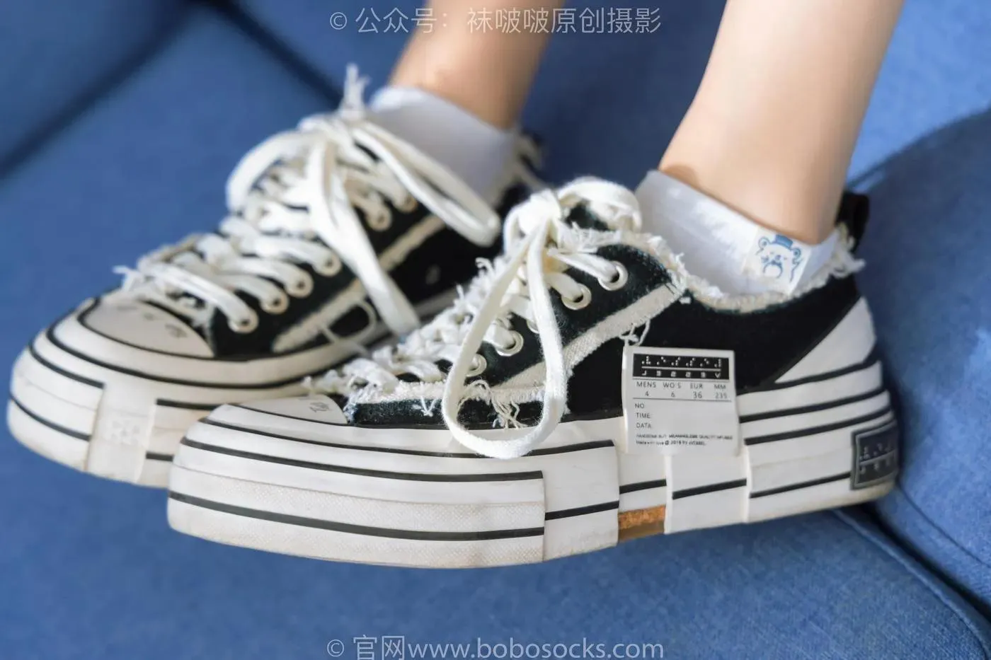 [BoBoSocks袜啵啵]NO.173 稚予-高跟鞋、板鞋、白丝、肉丝、白棉袜 [149P]插图4